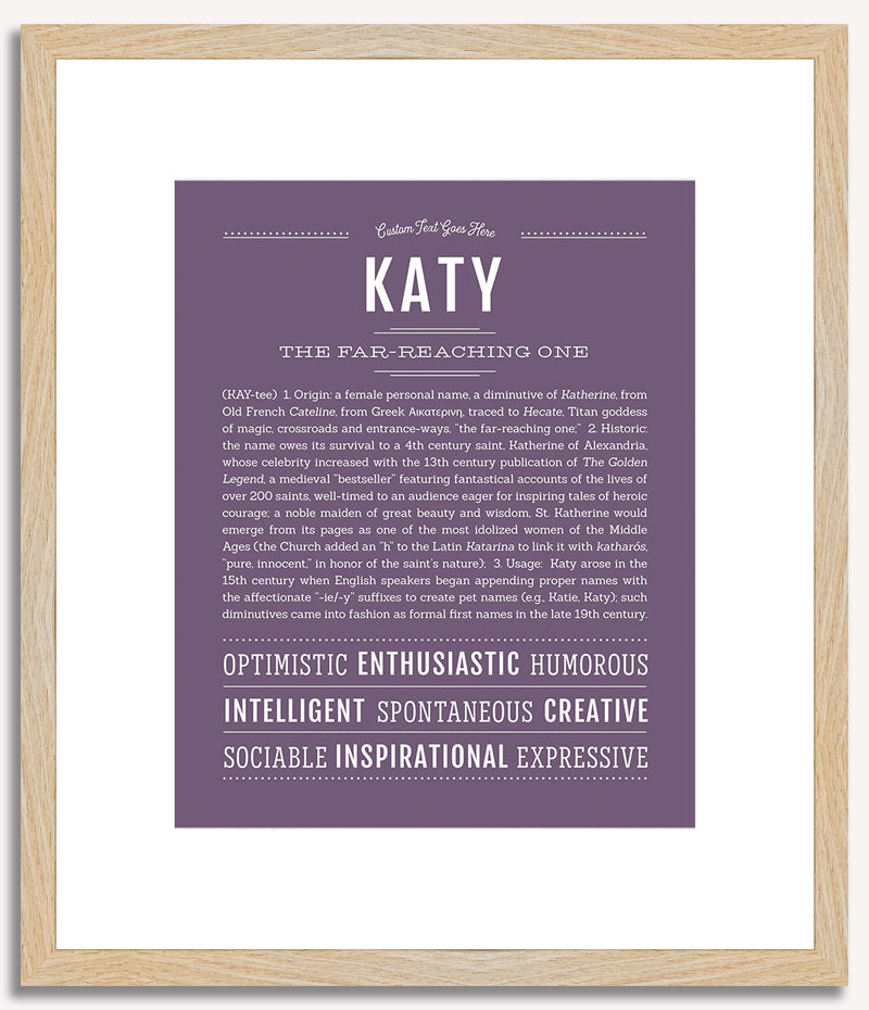 Katy | Name Art Print