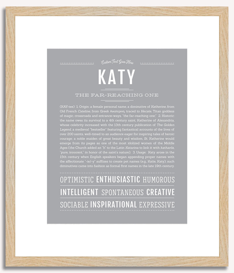 Katy | Name Art Print