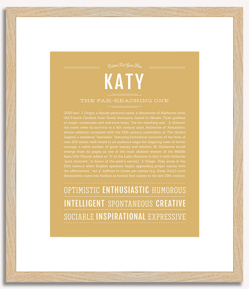 Katy | Name Art Print