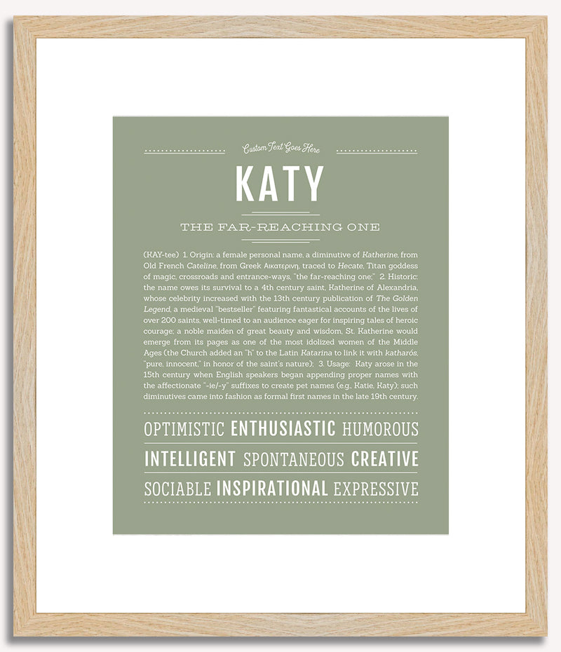 Katy | Name Art Print