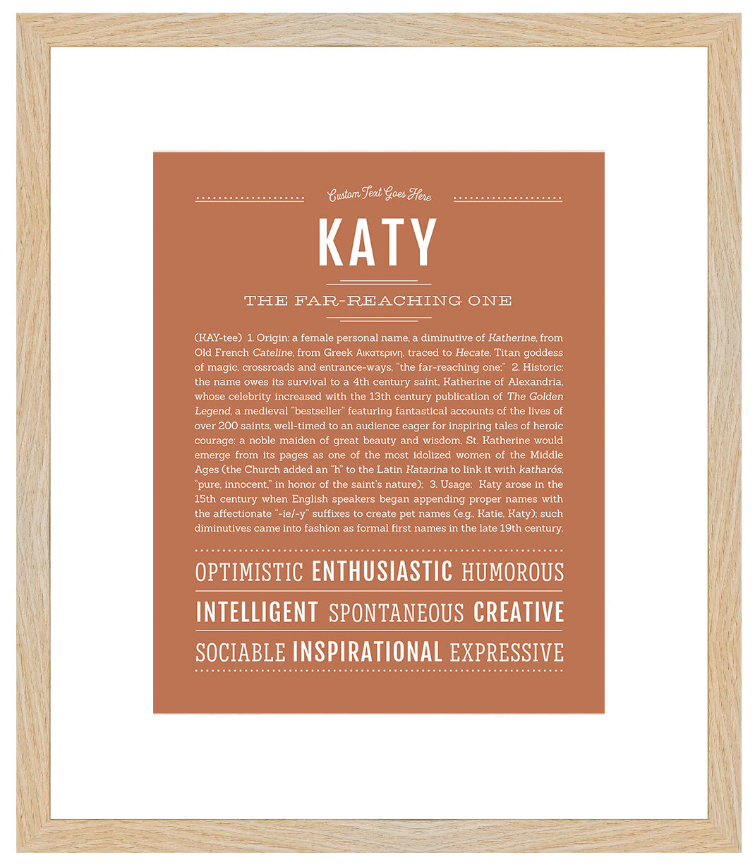 Katy | Name Art Print