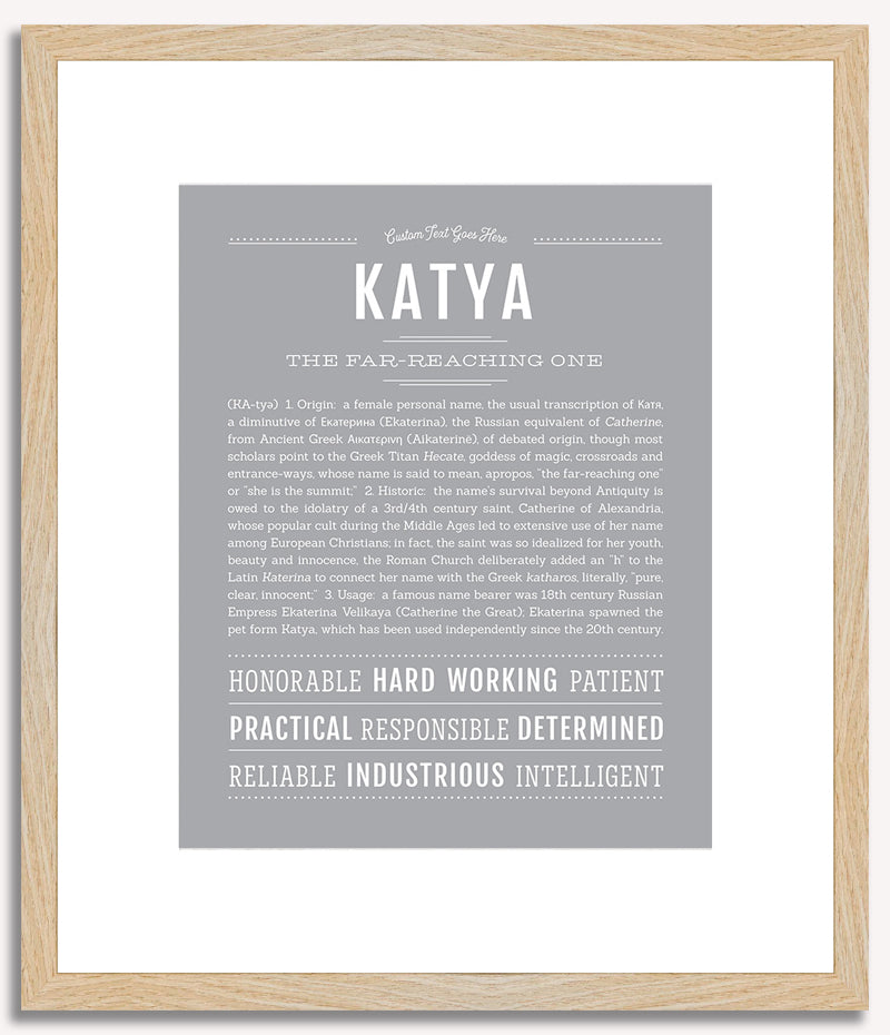 Katya | Name Art Print