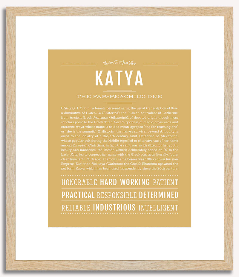 Katya | Name Art Print