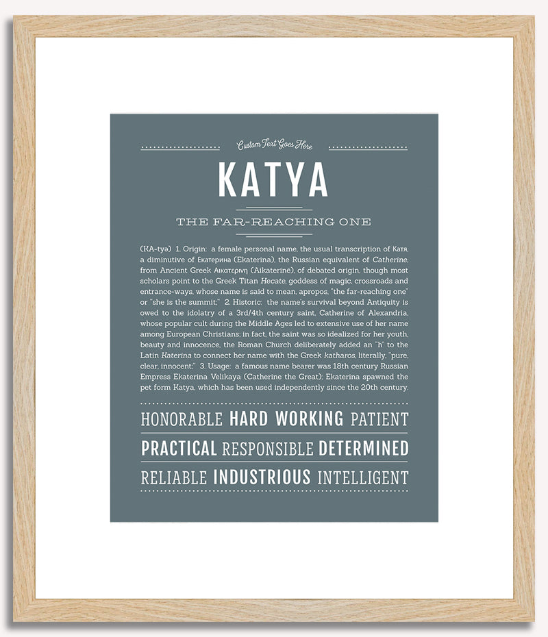 Katya | Name Art Print