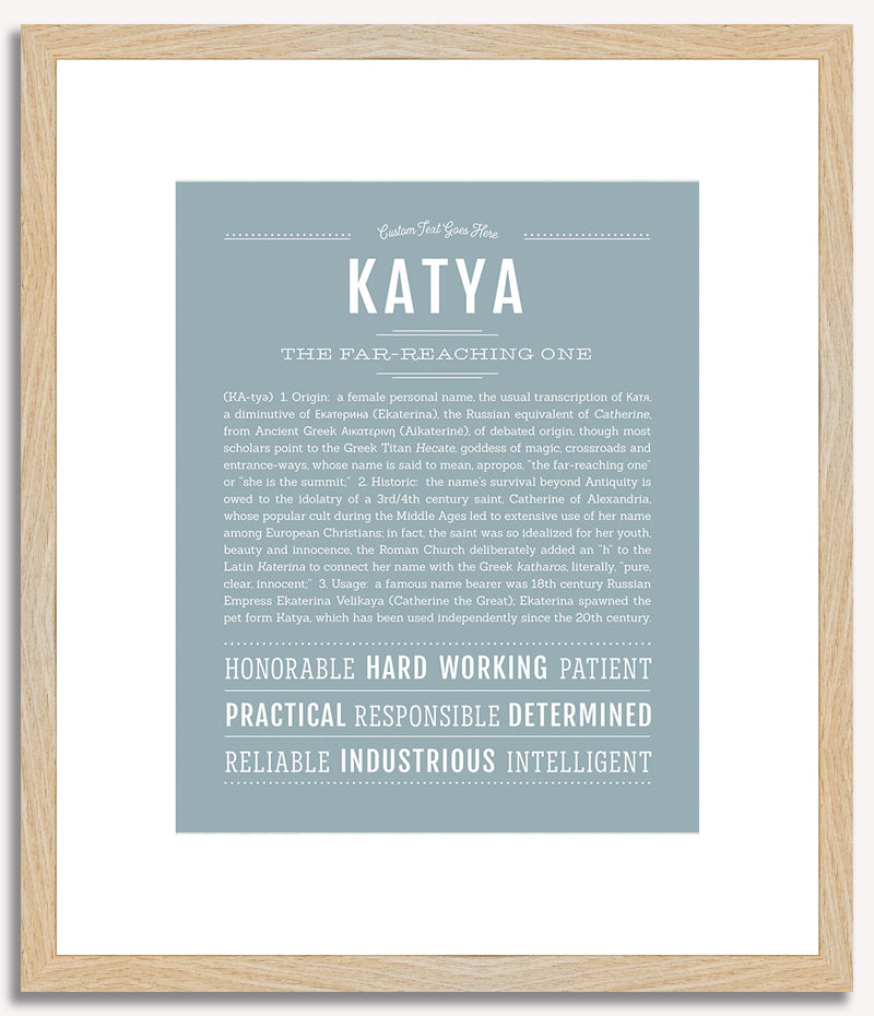 Katya | Name Art Print