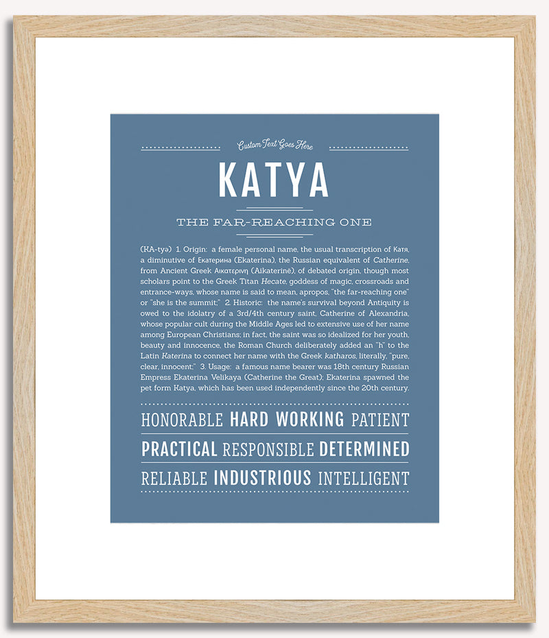 Katya | Name Art Print