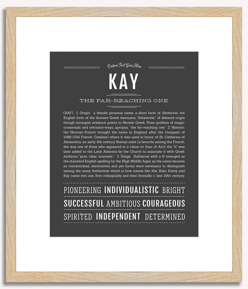 Kay | Name Art Print