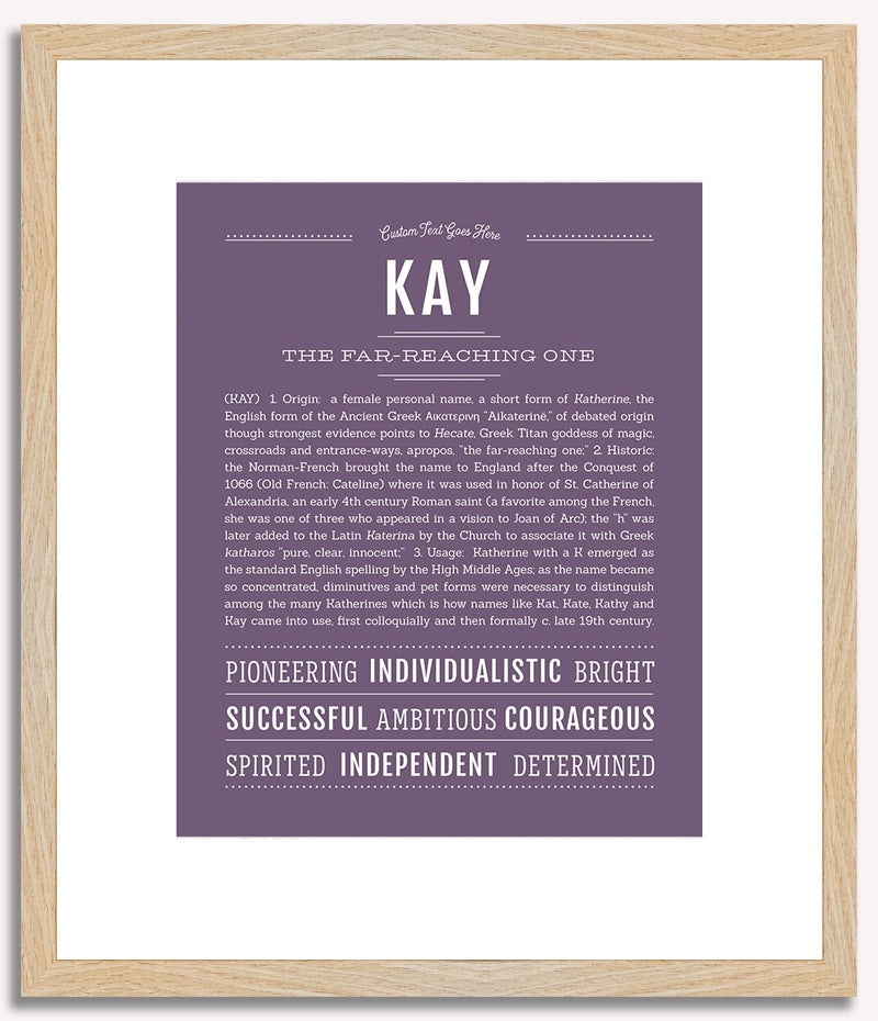 Kay | Name Art Print