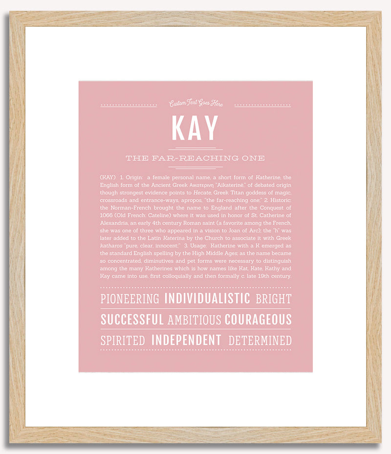 Kay | Name Art Print