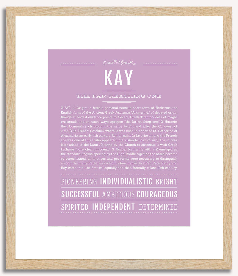 Kay | Name Art Print