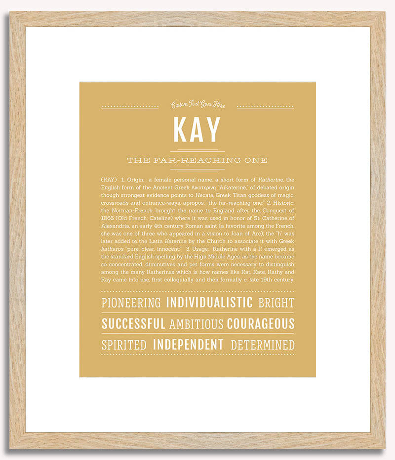 Kay | Name Art Print