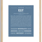 Kay | Name Art Print