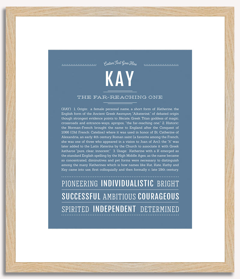 Kay | Name Art Print