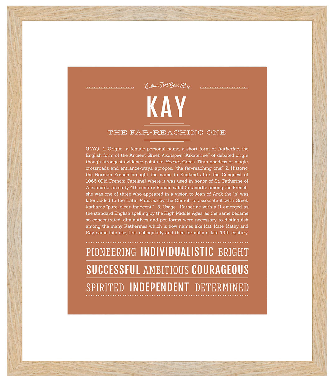 Kay | Name Art Print