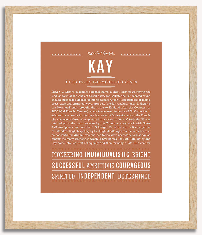 Kay | Name Art Print