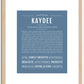 Kaydee | Name Art Print