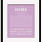 Frame Options | Lilac | Black Frame, Matted