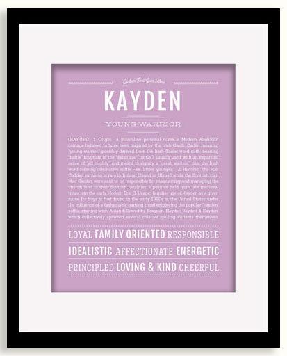 Frame Options | Lilac | Black Frame, Matted