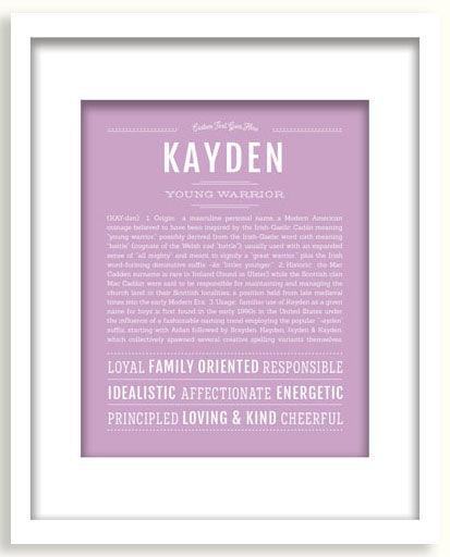 Frame Options | Lilac | White Frame, Matted