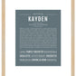 Kayden | Name Art Print