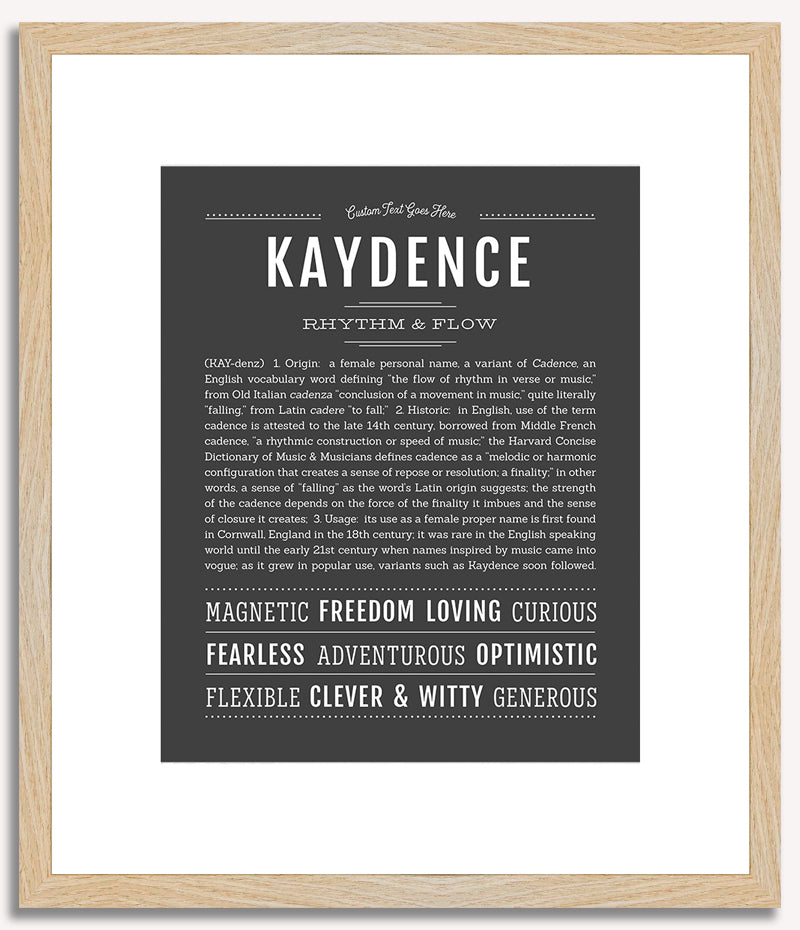 Kaydence | Name Art Print