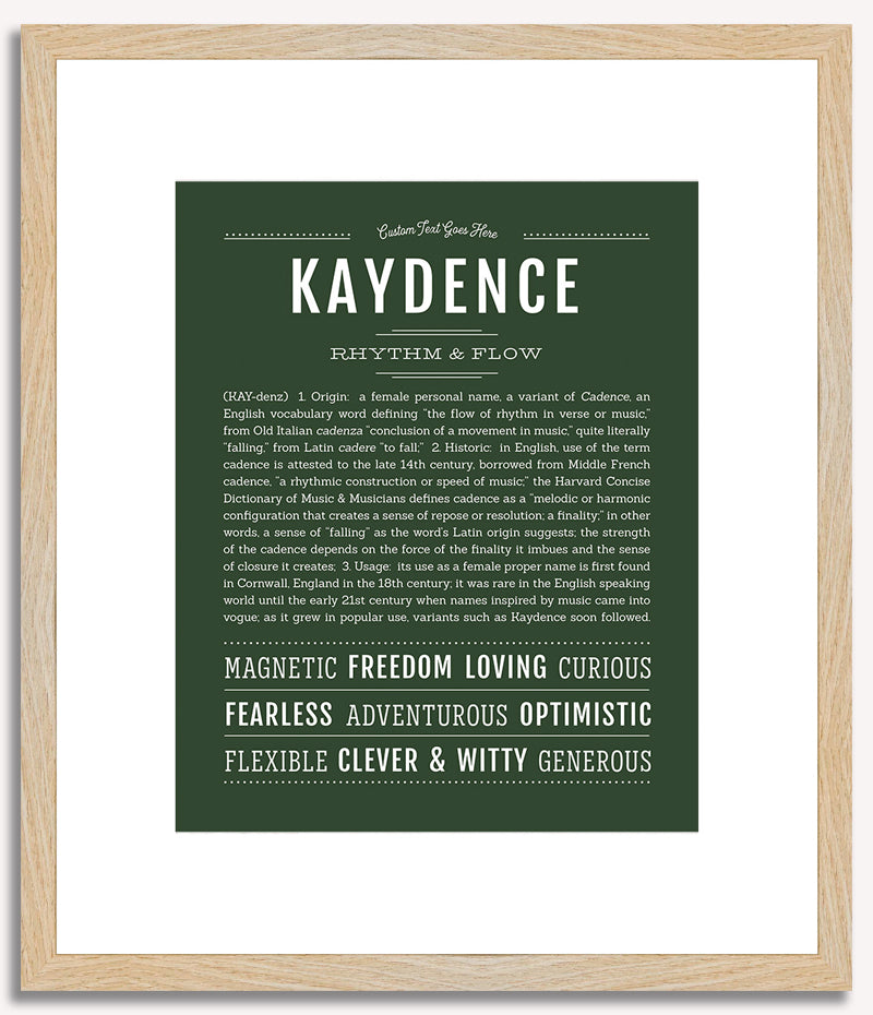 Kaydence | Name Art Print