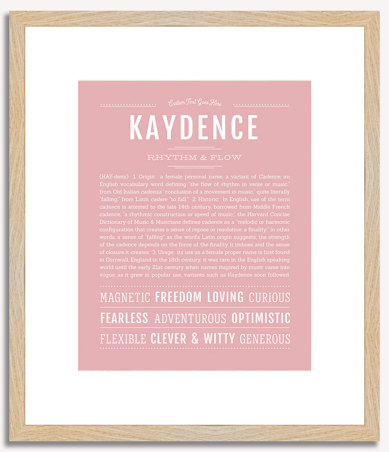 Kaydence | Name Art Print