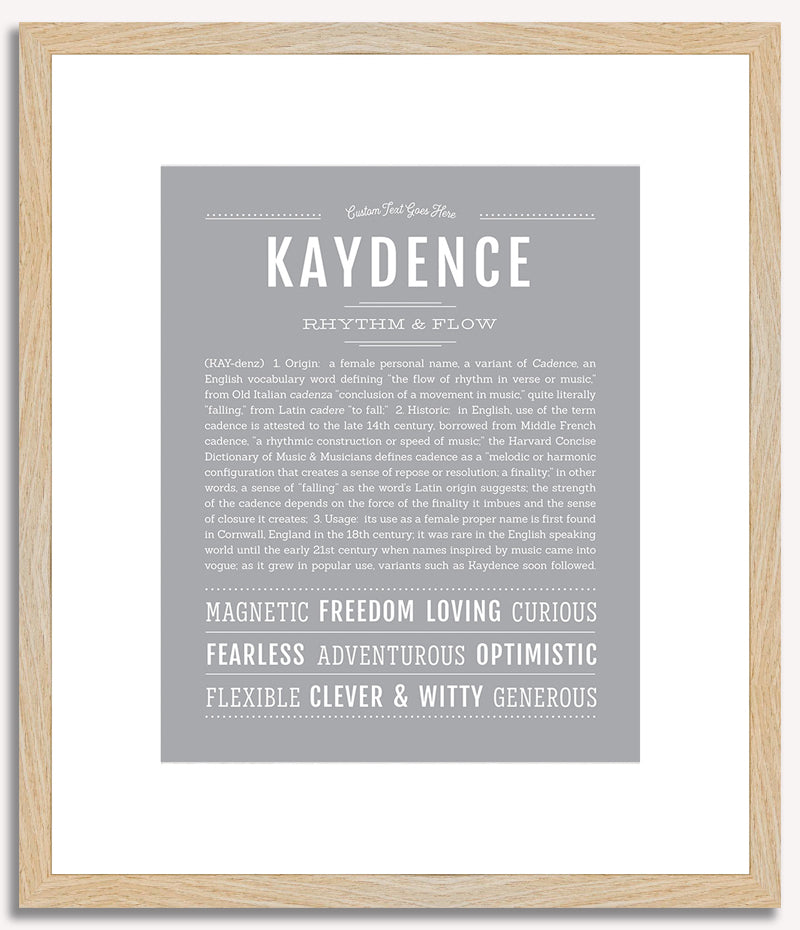 Kaydence | Name Art Print