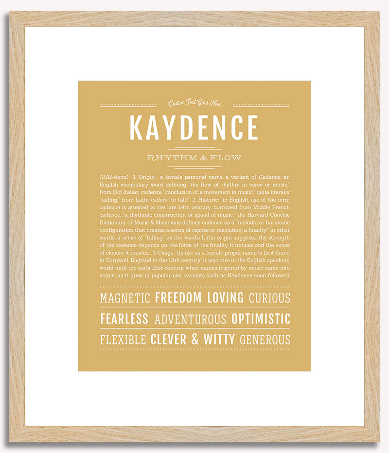 Kaydence | Name Art Print