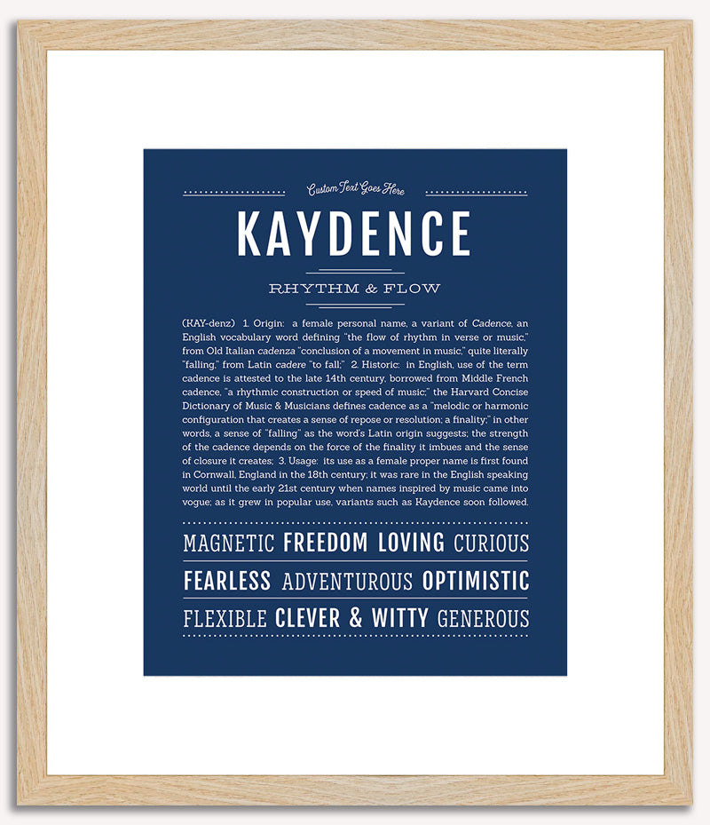 Kaydence | Name Art Print