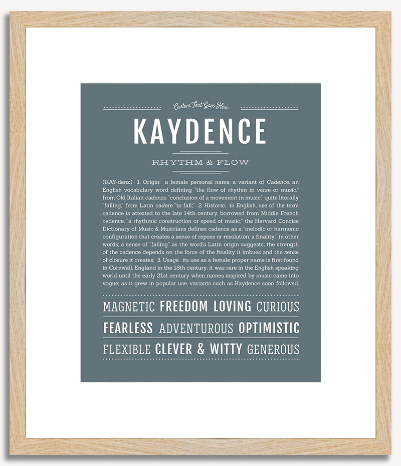 Kaydence | Name Art Print