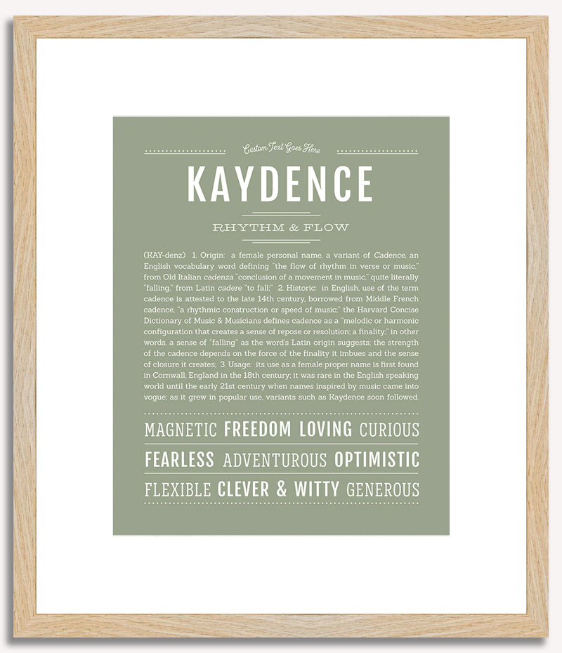 Kaydence | Name Art Print