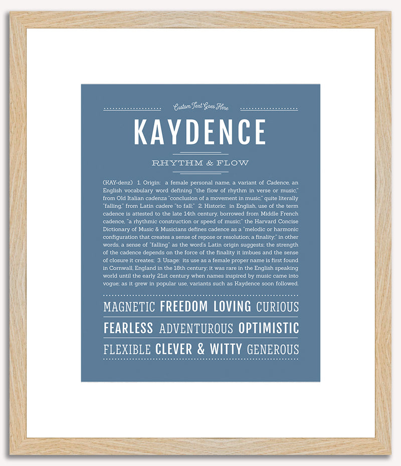 Kaydence | Name Art Print