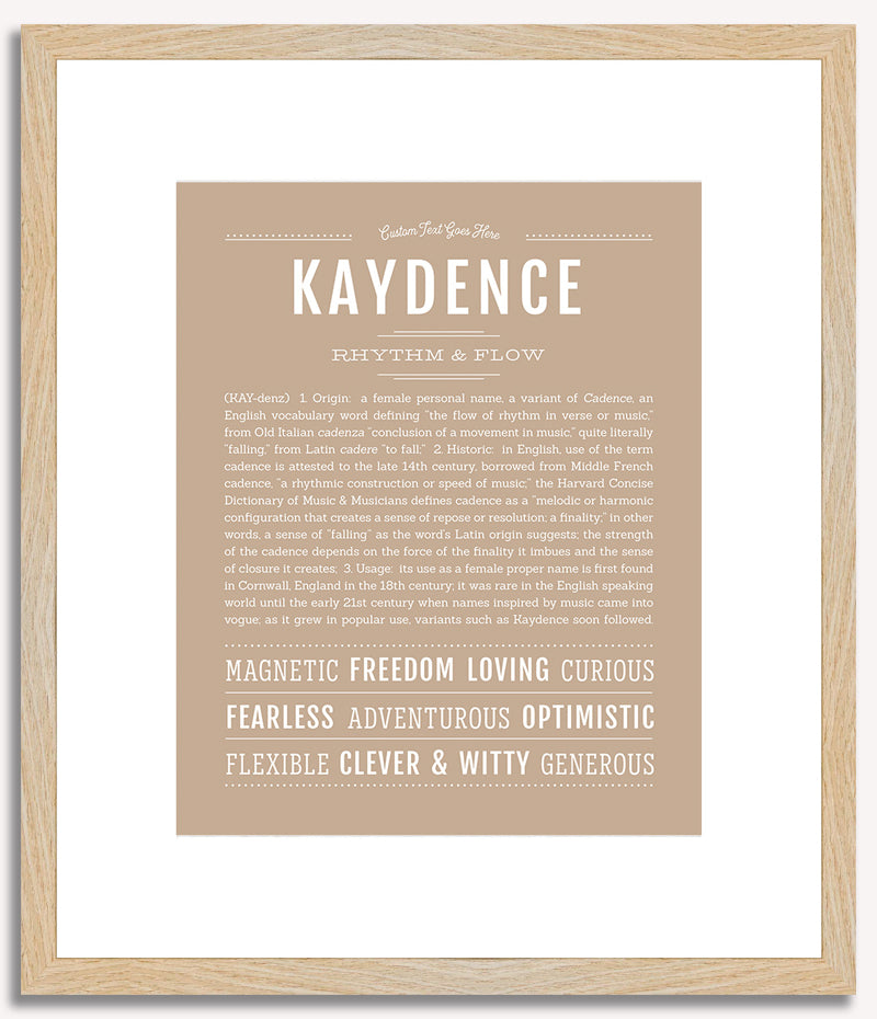 Kaydence | Name Art Print