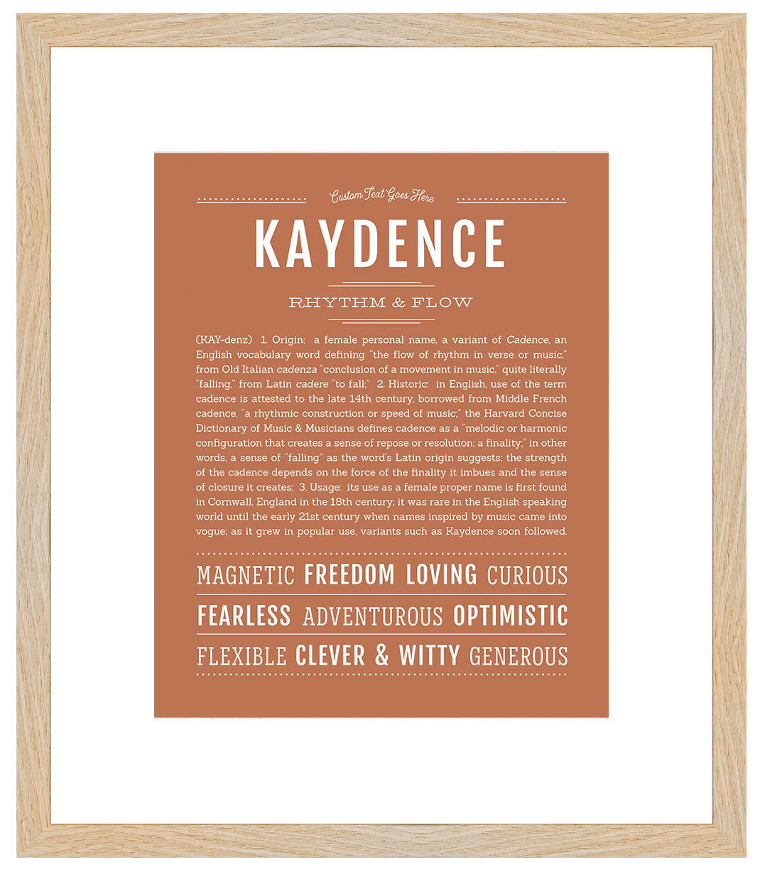 Kaydence | Name Art Print