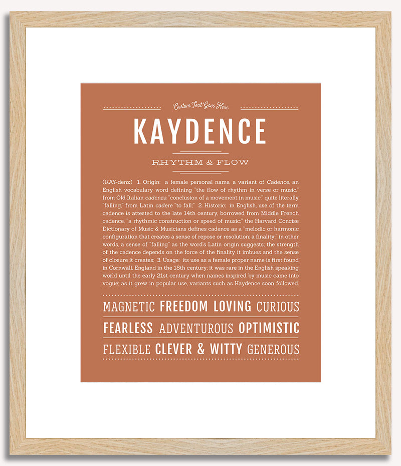 Kaydence | Name Art Print