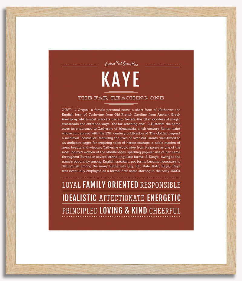 Kaye | Name Art Print