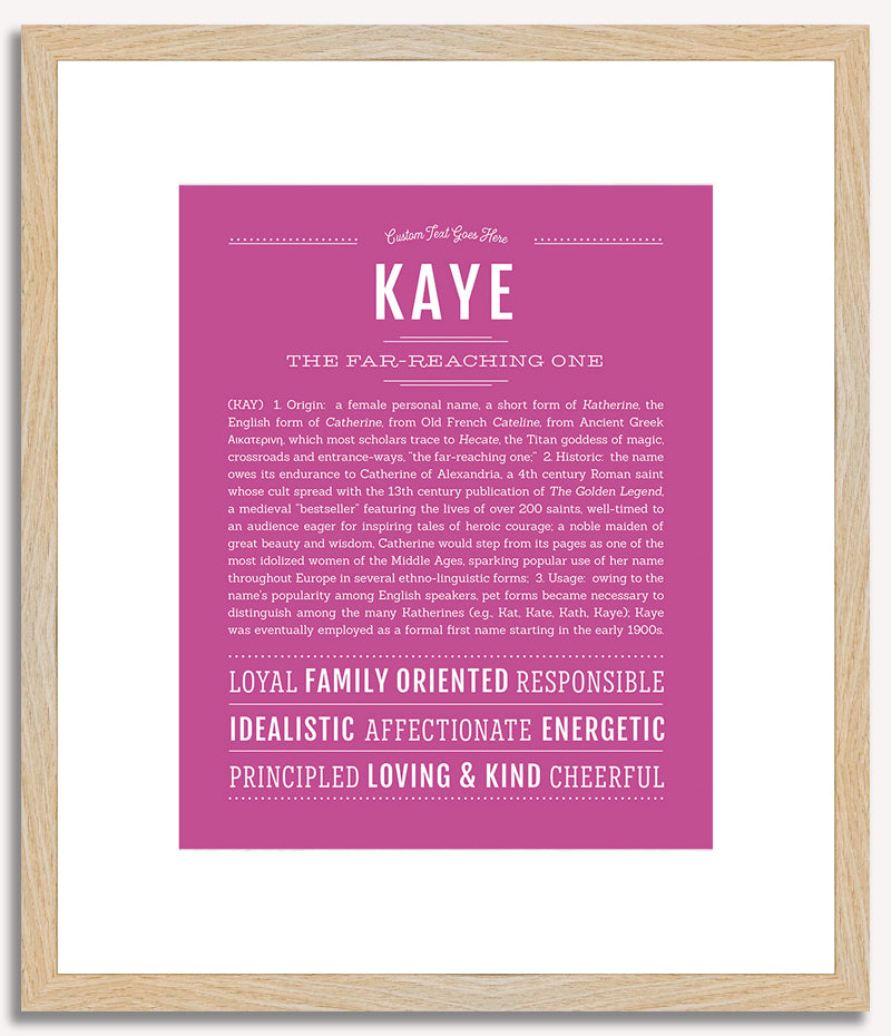 Kaye | Name Art Print