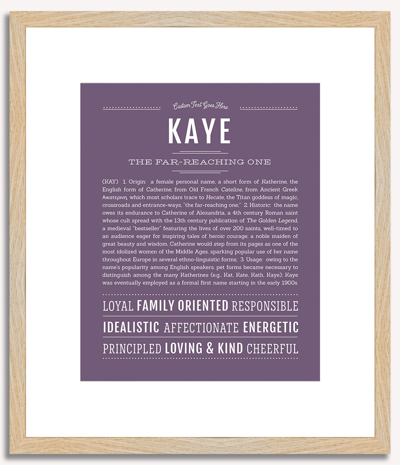 Kaye | Name Art Print