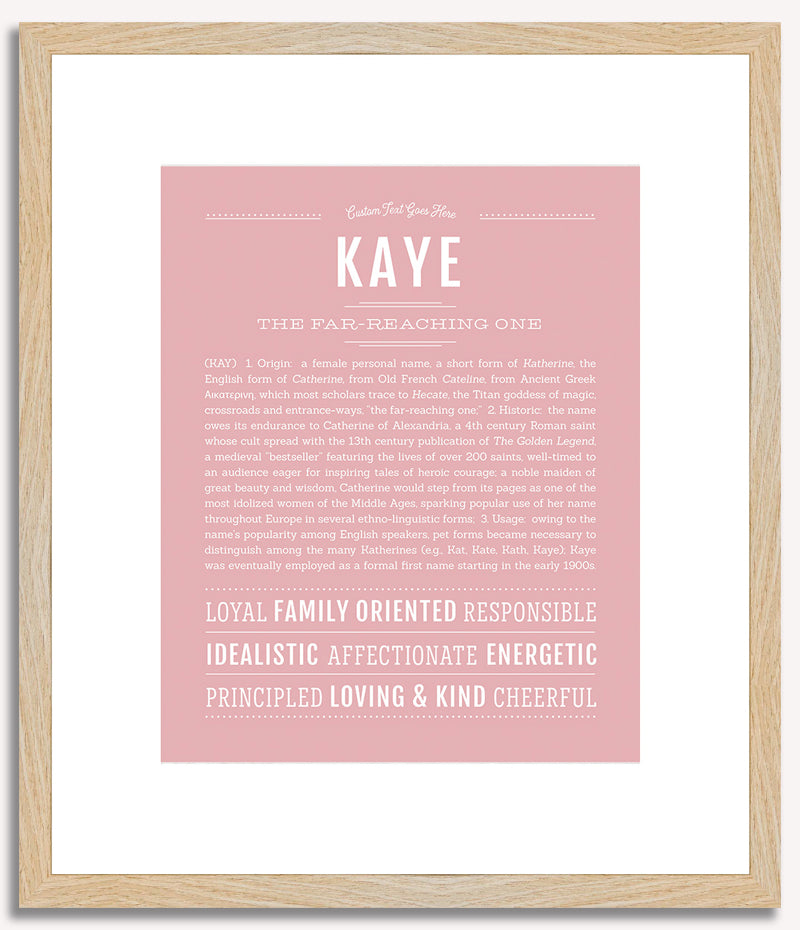 Kaye | Name Art Print