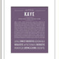 Frame Options | Deep Purple | White Frame, Matted