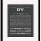 Frame Options | Charcoal Gray | Black Frame, Matted