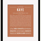 Frame Options | Terra Cotta | Black Frame, Matted