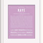 Frame Options | Lilac | White Frame, Matted