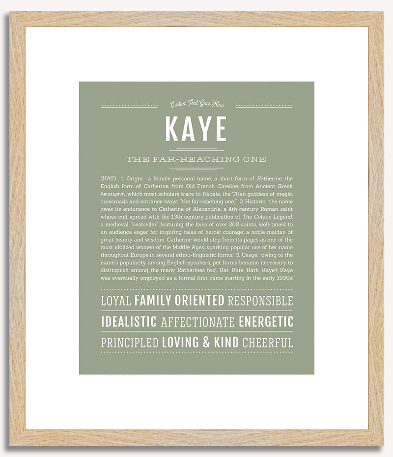 Kaye | Name Art Print