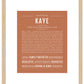 Kaye | Name Art Print