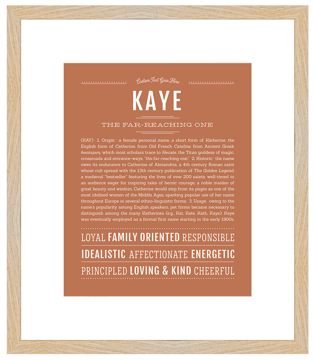 Kaye | Name Art Print