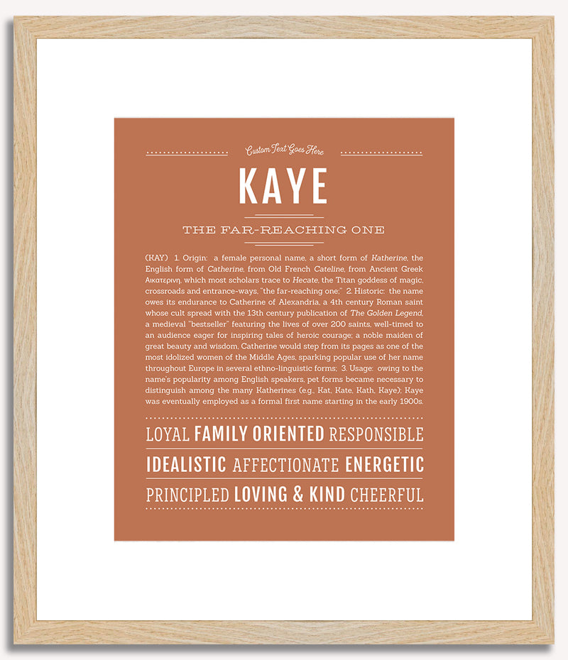 Kaye | Name Art Print