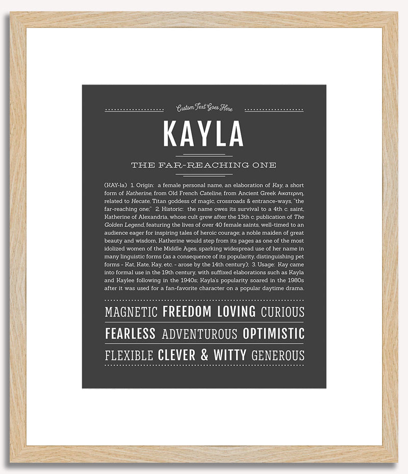 Kayla | Name Art Print