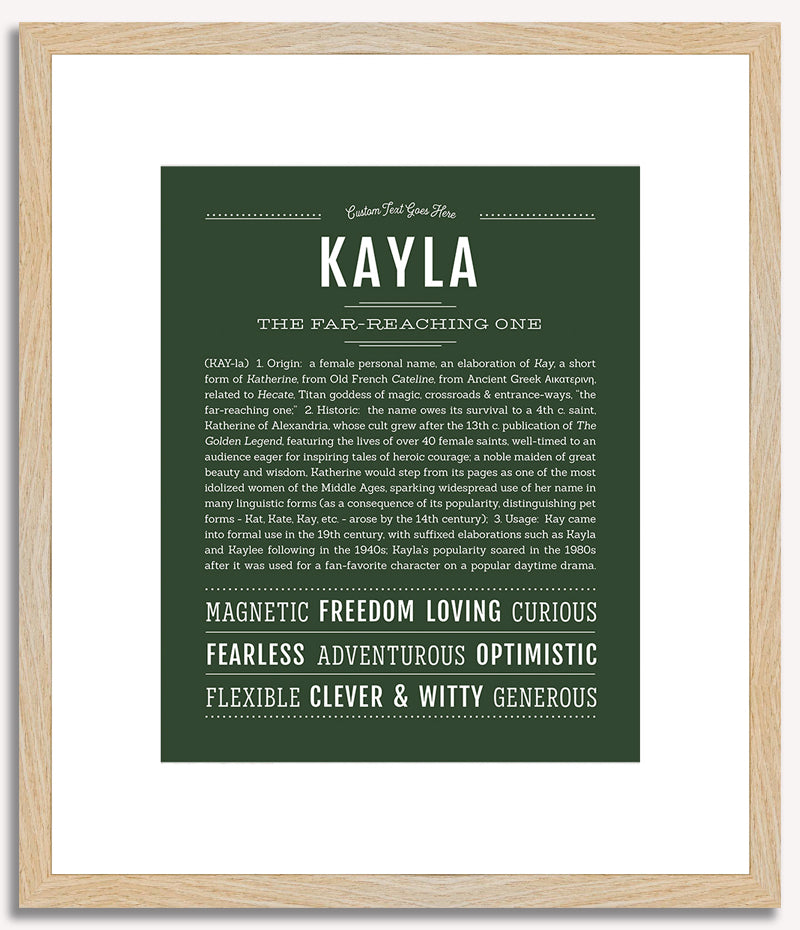 Kayla | Name Art Print